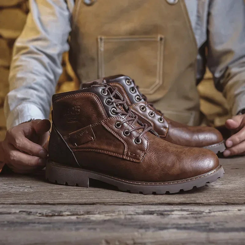 Parker - Leather ankle boots