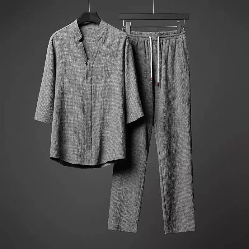 Luca - Linen Two-Piece Set