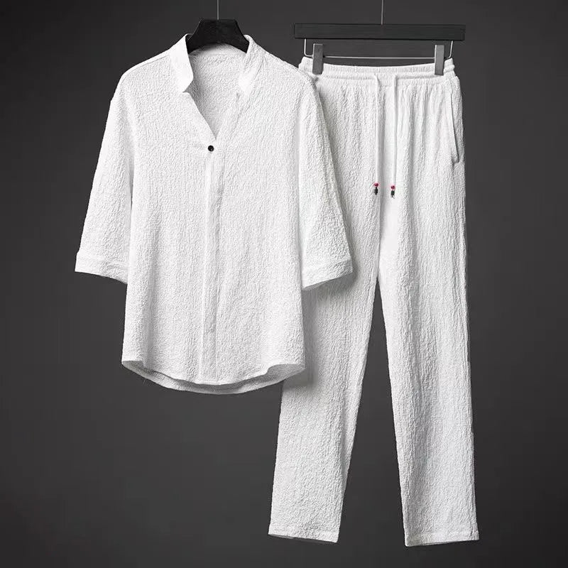 Luca - Linen Two-Piece Set
