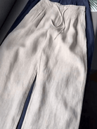 WHITE | Linen trousers