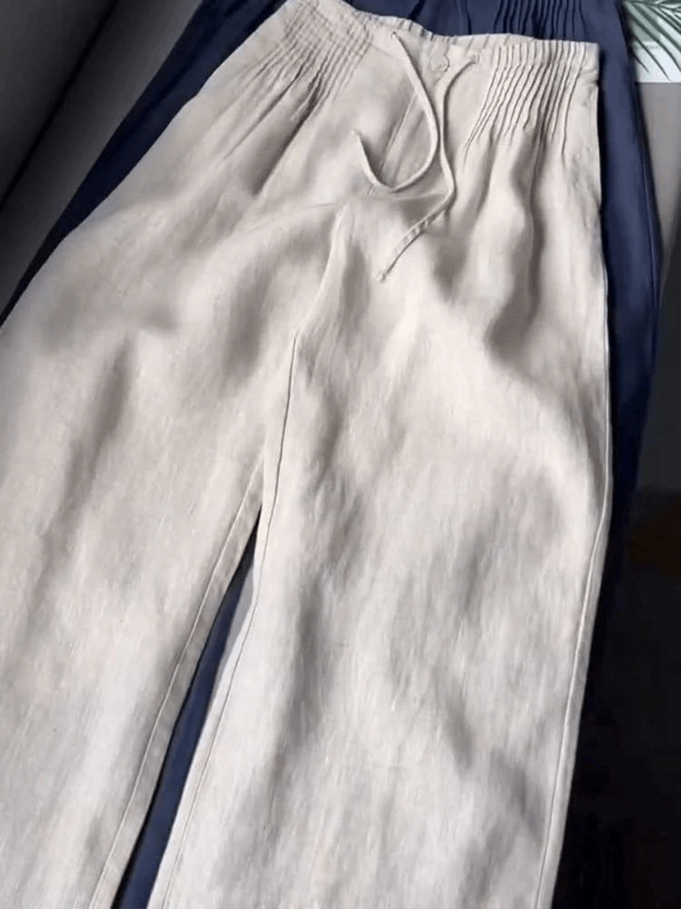 WHITE | Linen trousers