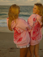 LUNA Hoodie - Oversized Fit - Soft Cotton Blend - Tropical Back Print - Casual Look