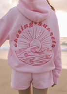 LUNA Hoodie - Oversized Fit - Soft Cotton Blend - Tropical Back Print - Casual Look
