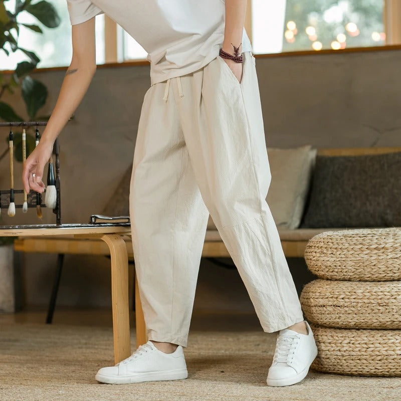 Miyake - Linen Summer Pants