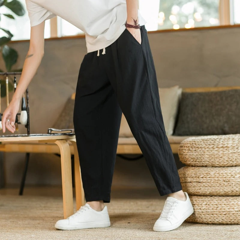 Miyake - Linen Summer Pants