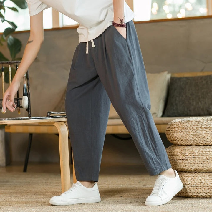 Miyake - Linen Summer Pants