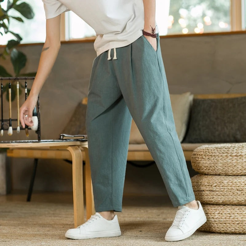 Miyake - Linen Summer Pants