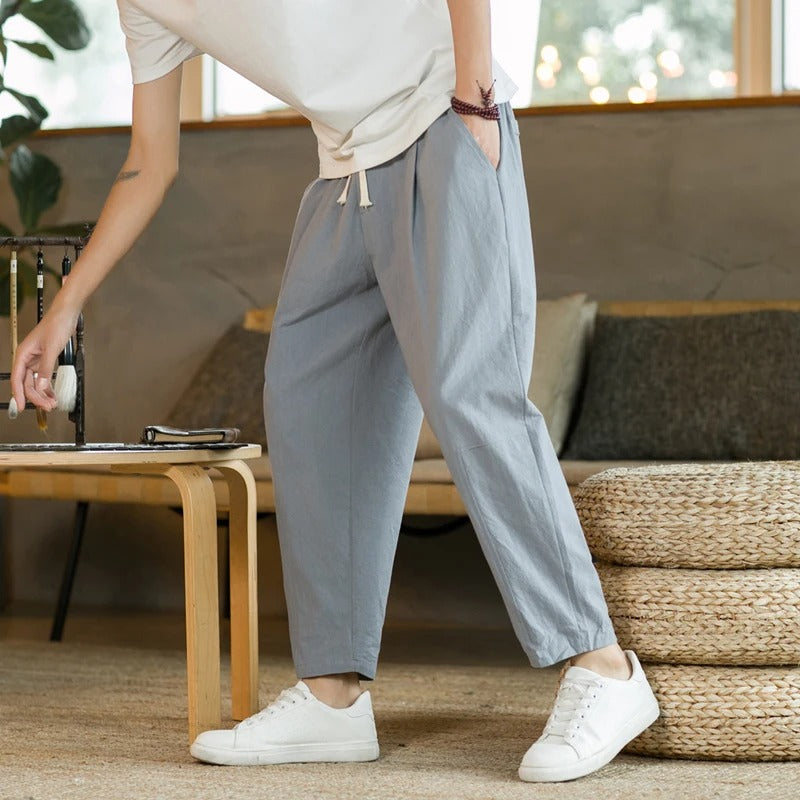 Miyake - Linen Summer Pants