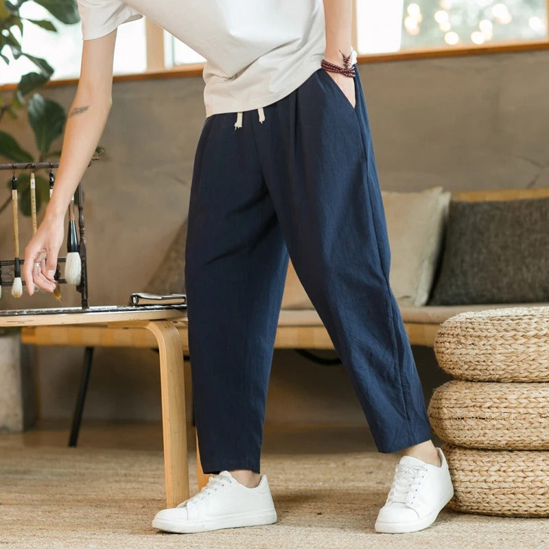 Miyake - Linen Summer Pants